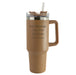 Engraved Extra Large Brown Travel Cup 40oz/1135ml, Any Message - The Gift Cabin UK