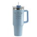 Engraved Extra Large Light Blue Travel Cup 40oz/1135ml, Any Message - The Gift Cabin UK