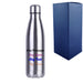 Printed Silver Thermal Bottle, Any Message, Stainless Steel 500ml/17oz - The Gift Cabin UK