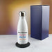 Printed White Thermal Bottle, Any Message, Stainless Steel 350ml/12.3oz - The Gift Cabin UK