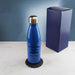 Printed Blue Thermal Bottle, Any Message, Stainless Steel 500ml/17oz - The Gift Cabin UK