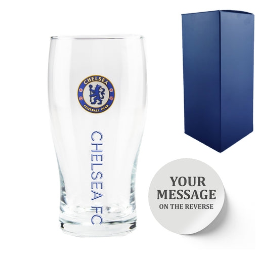 Engraved Chelsea 20oz Tulip Pint Glass, Gift Boxed - The Gift Cabin UK