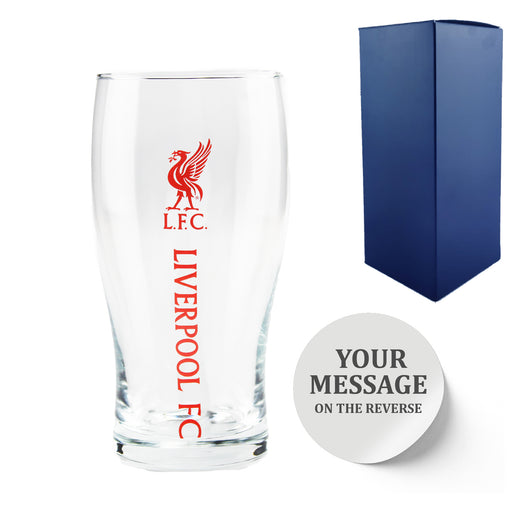 Engraved Liverpool 20oz Tulip Pint Glass, Gift Boxed - The Gift Cabin UK