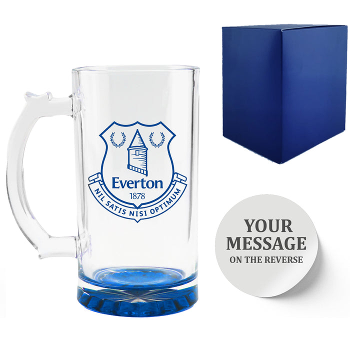 Engraved Official Everton 20oz Beer Mug, Gift Boxed - The Gift Cabin UK