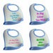 Personalised Printed Blue Pocket Baby Bib - The Gift Cabin UK