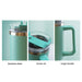 Engraved Extra Large Teal Travel Cup 40oz/1135ml, Any Name - The Gift Cabin UK