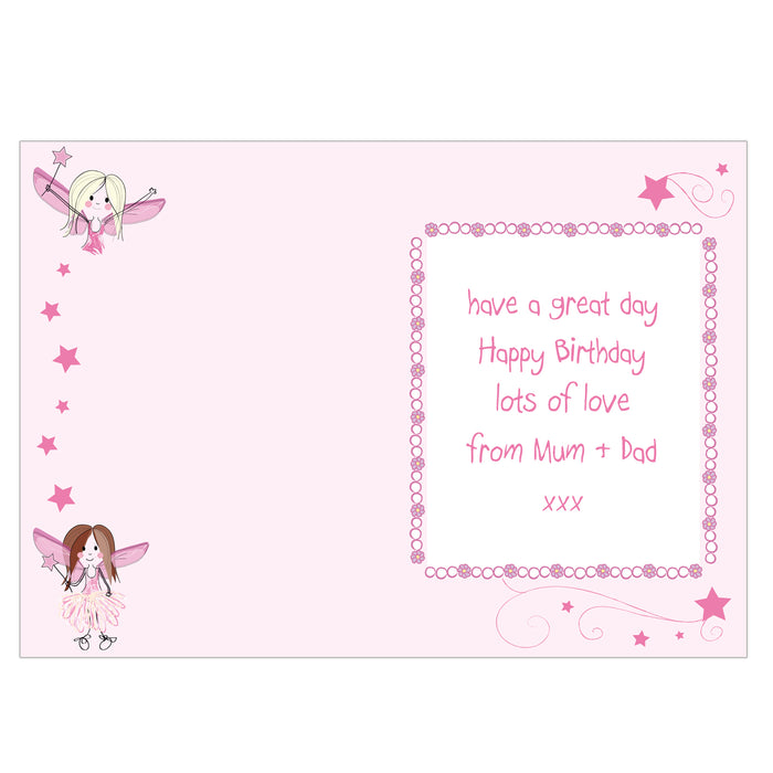 Personalised Fairy Card - The Gift Cabin UK