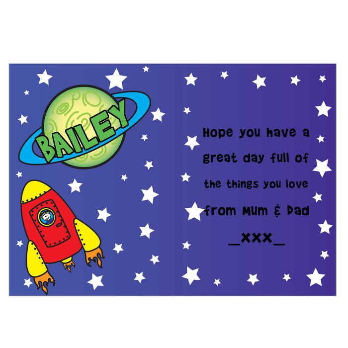 Personalised Space Card - The Gift Cabin UK