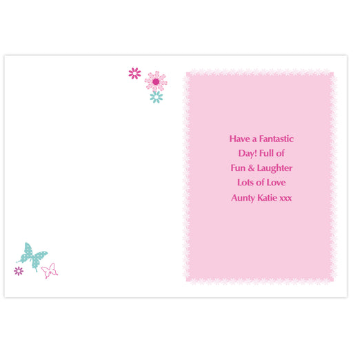 Personalised Butterfly Card - The Gift Cabin UK