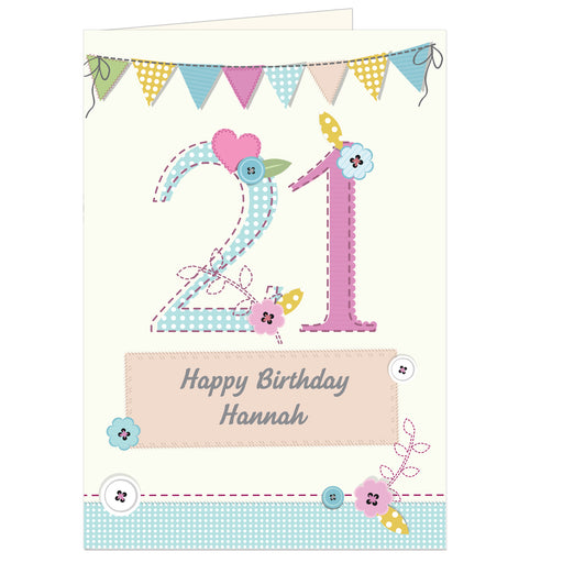 Personalised Birthday Craft Card - The Gift Cabin UK