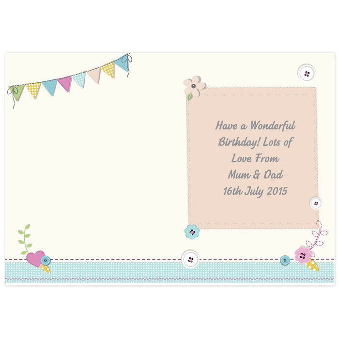 Personalised Birthday Craft Card - The Gift Cabin UK