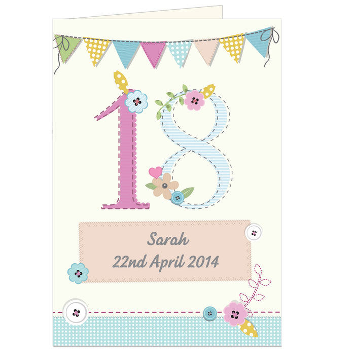 Personalised Birthday Craft Card - The Gift Cabin UK