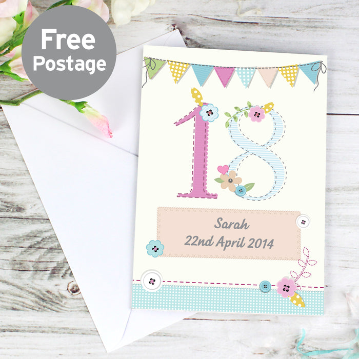 Personalised Birthday Craft Card - The Gift Cabin UK