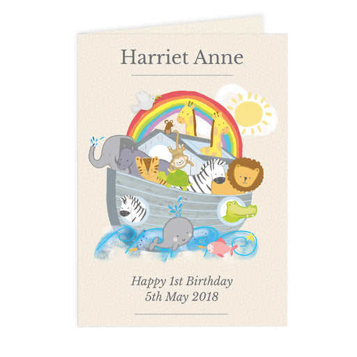 Personalised Noah's Ark Card - The Gift Cabin UK