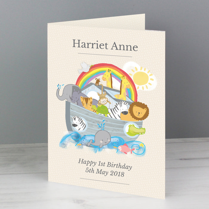 Personalised Noah's Ark Card - The Gift Cabin UK