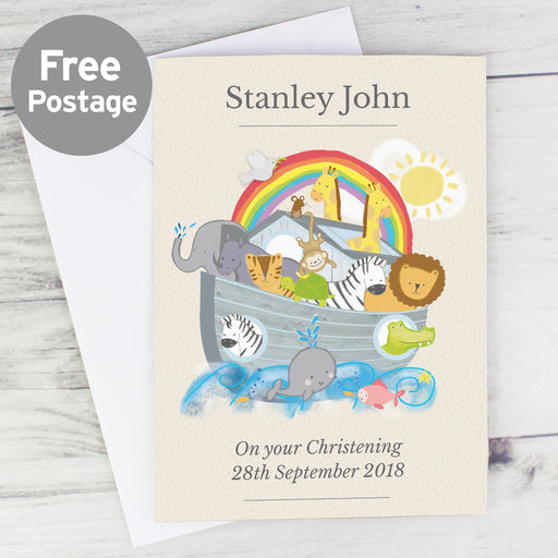 Personalised Noah's Ark Card - The Gift Cabin UK