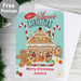 Personalised Gingerbread House Card - The Gift Cabin UK