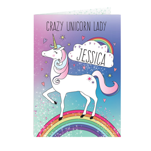 Personalised Unicorn Card - The Gift Cabin UK