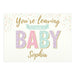 Personalised 'You're Leaving to Have a Baby' Card - The Gift Cabin UK