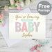 Personalised 'You're Leaving to Have a Baby' Card - The Gift Cabin UK