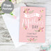 Personalised Floral Bouquet Mother's Day Card - The Gift Cabin UK