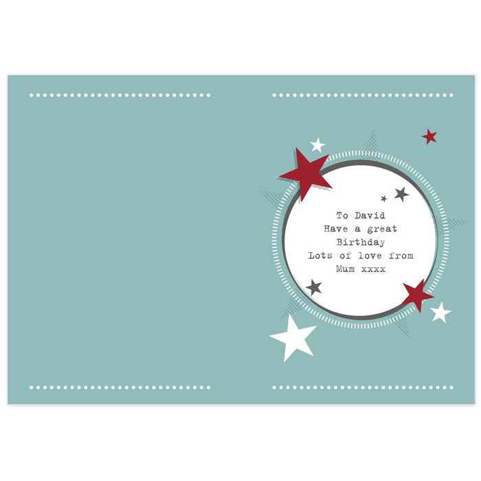 Personalised 50s Retro Card - The Gift Cabin UK