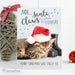 Personalised Rachael Hale Santa Claws Christmas Cat Card - The Gift Cabin UK