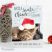 Personalised Rachael Hale Santa Claws Christmas Cat Card - The Gift Cabin UK