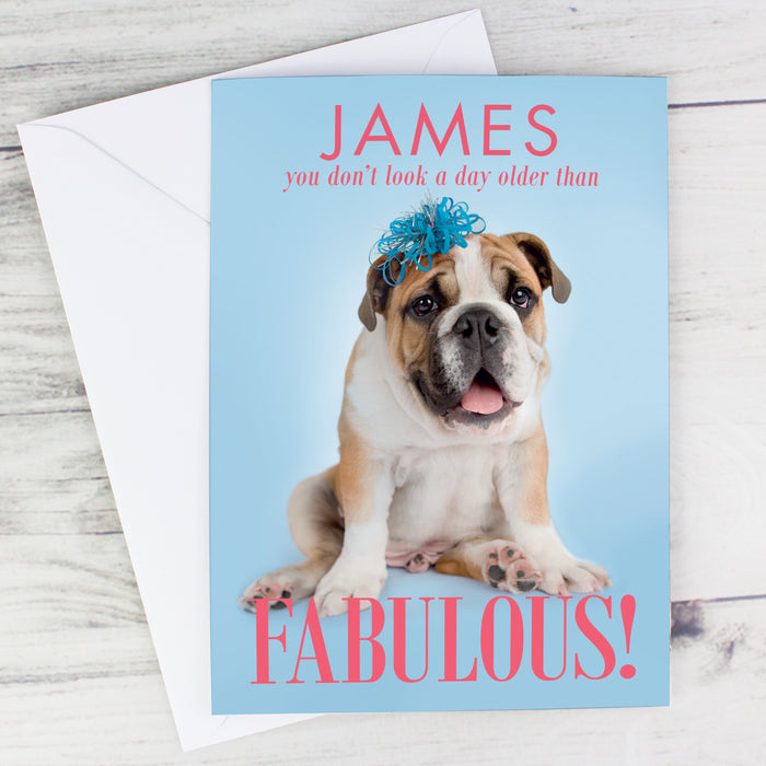 Personalised Rachael Hale Fabulous Birthday Card - The Gift Cabin UK