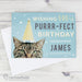 Personalised Rachael Hale Purr-fect Birthday Card - The Gift Cabin UK