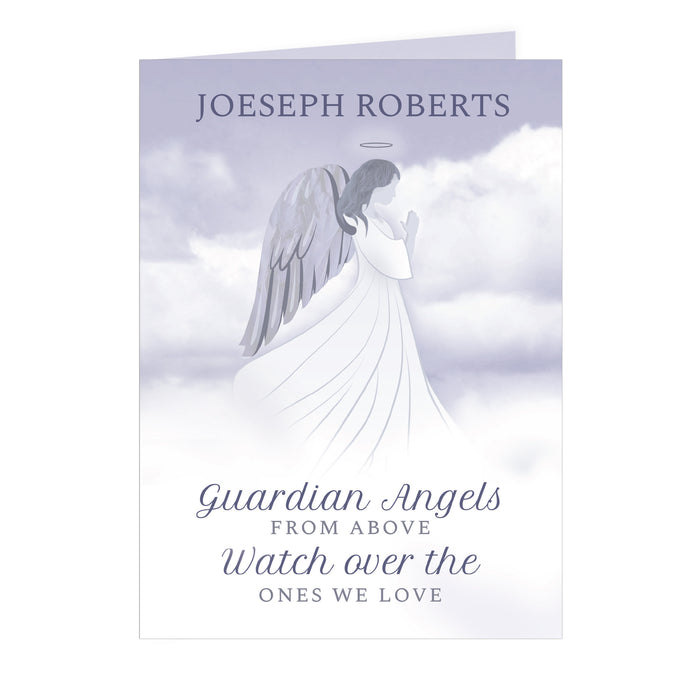 Personalised Guardian Angel Card - The Gift Cabin UK