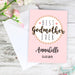 Personalised Best Godmother Card - The Gift Cabin UK