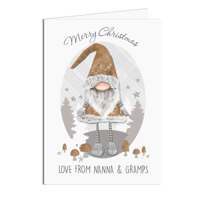 Personalised Christmas Gonk Card - The Gift Cabin UK