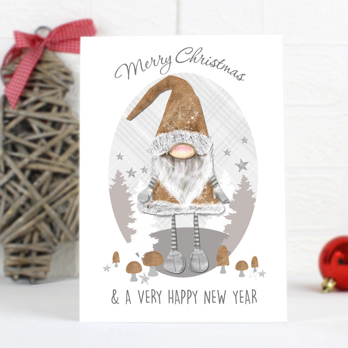 Personalised Christmas Gonk Card - The Gift Cabin UK