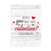 Personalised Be My Valentine Card - The Gift Cabin UK