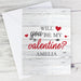 Personalised Be My Valentine Card - The Gift Cabin UK