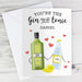 Personalised 'Gin to My Tonic' Card - The Gift Cabin UK