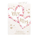 Personalised Mr & Mrs Confetti Hearts Wedding Card - The Gift Cabin UK