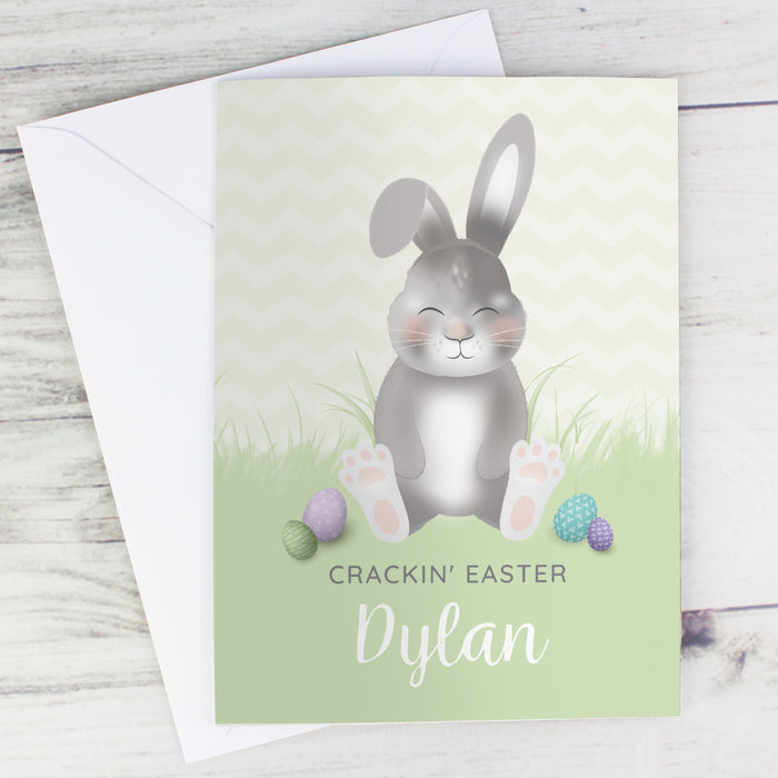 Personalised Easter Bunny Card - The Gift Cabin UK