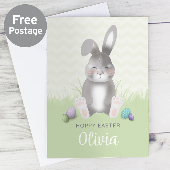 Personalised Easter Bunny Card - The Gift Cabin UK