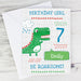 Personalised 'Be Roarsome' Dinosaur Card - The Gift Cabin UK