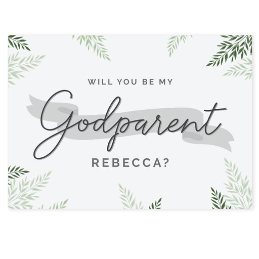 Personalised Godparent Card - The Gift Cabin UK