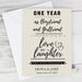 Personalised Anniversary Card - The Gift Cabin UK