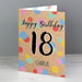 Personalised Colour Confetti Birthday Card - The Gift Cabin UK