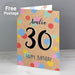 Personalised Colour Confetti Birthday Card - The Gift Cabin UK