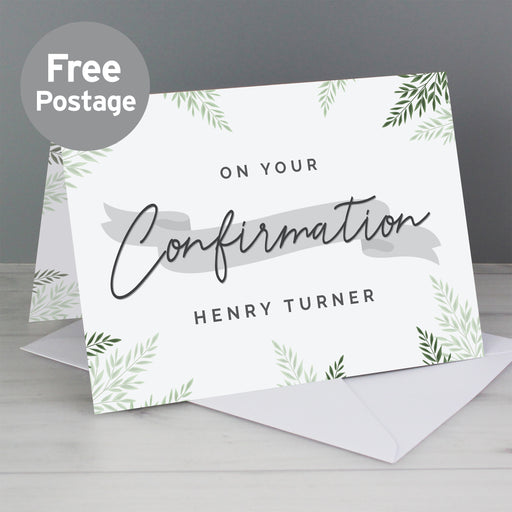 Personalised Confirmation Card - The Gift Cabin UK