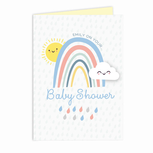 Personalised Baby Shower and New Baby Card - The Gift Cabin UK