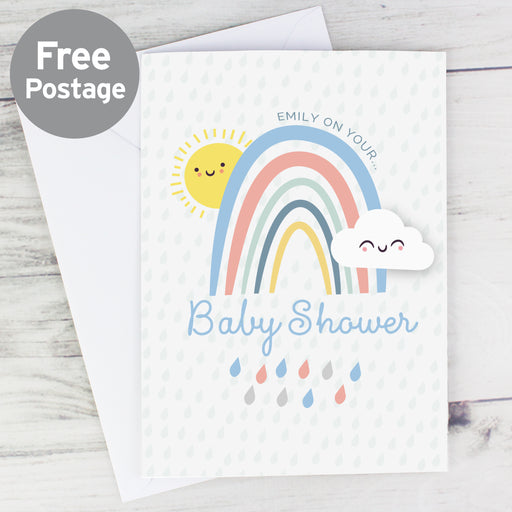 Personalised Baby Shower and New Baby Card - The Gift Cabin UK