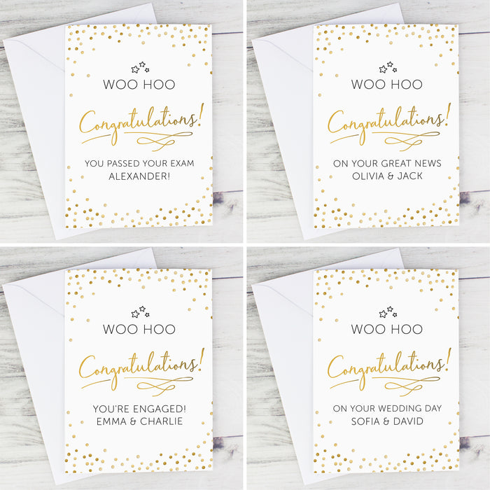 Personalised Congratulations Card - The Gift Cabin UK