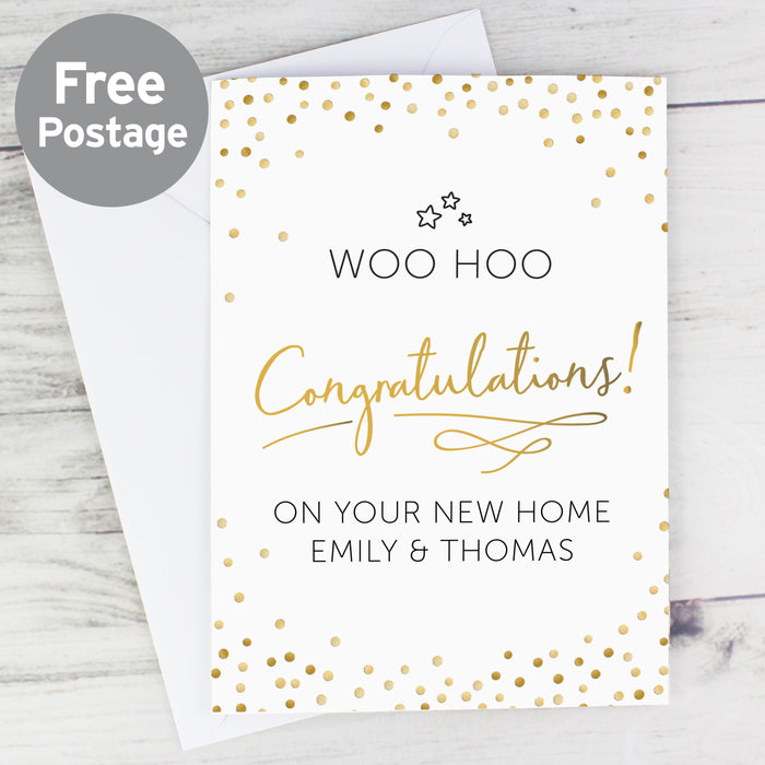 Personalised Congratulations Card - The Gift Cabin UK